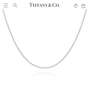 16” Tiffany & Co Sterling Silver Chain